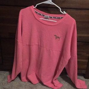 Pink long sleeve shirt